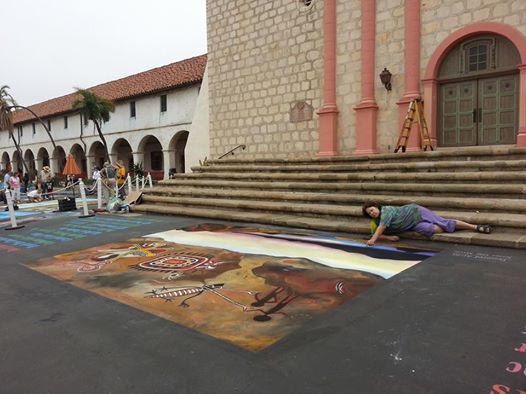 Chumash Cave Art Is Center Of I Madonnari Festival article image