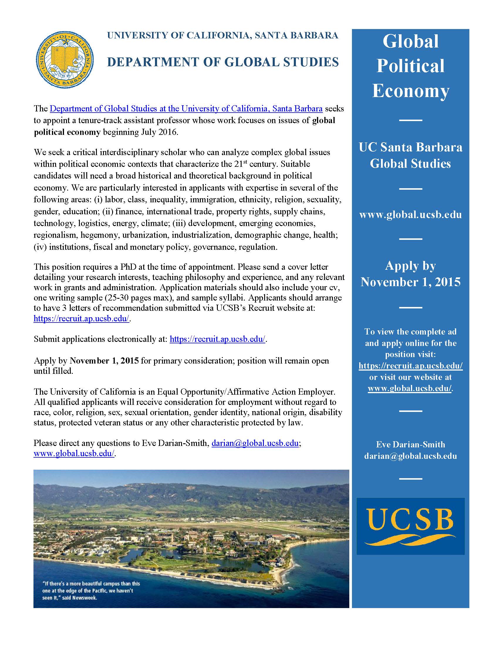 Seeking Tenure-Track Assistant Professor  article image