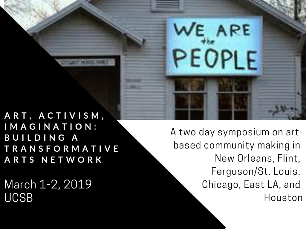 Art, Activism, Imagination: Building a Transformative Arts Network Event Image