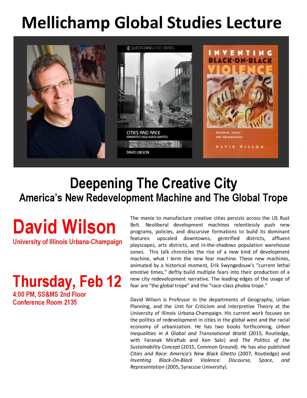 Mellichamp Speaker Series Event Image