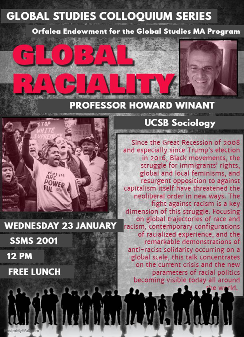 GS Colloquium Series: Howard Winant on Global Raciality Event Image