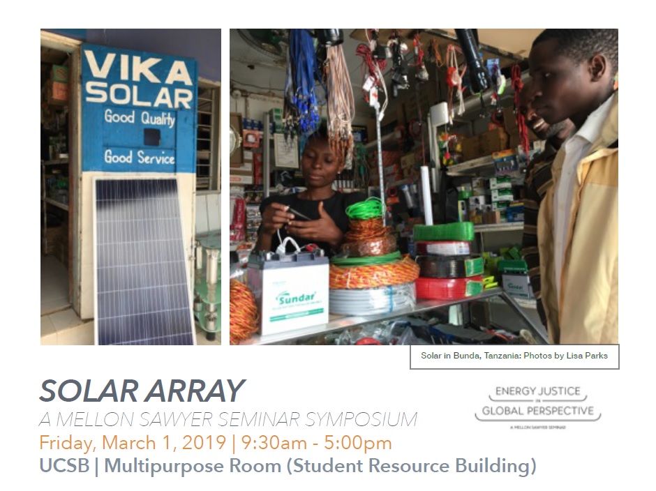 Solar Array: Mellon Sawyer Seminar Symposium Event Image